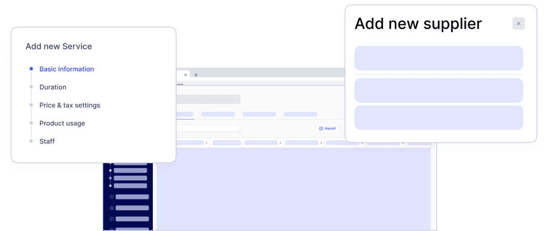 Inventory & supplier management