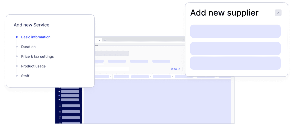 Inventory & supplier management